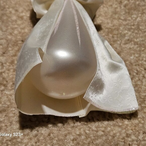 RARE VINTAGE SOFFIERIA DE CARLINI HEAVENLY ANGEL WINGS HORN CHRISTMAS ORNAMENT - Picture 6 of 13